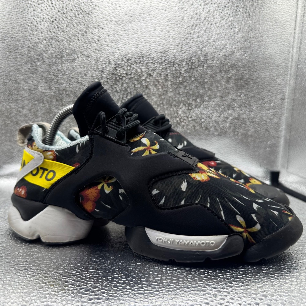 Size M Adidas Y-3 Kohna Mens Black Floral Excellent Yohji Yamamoto B26258